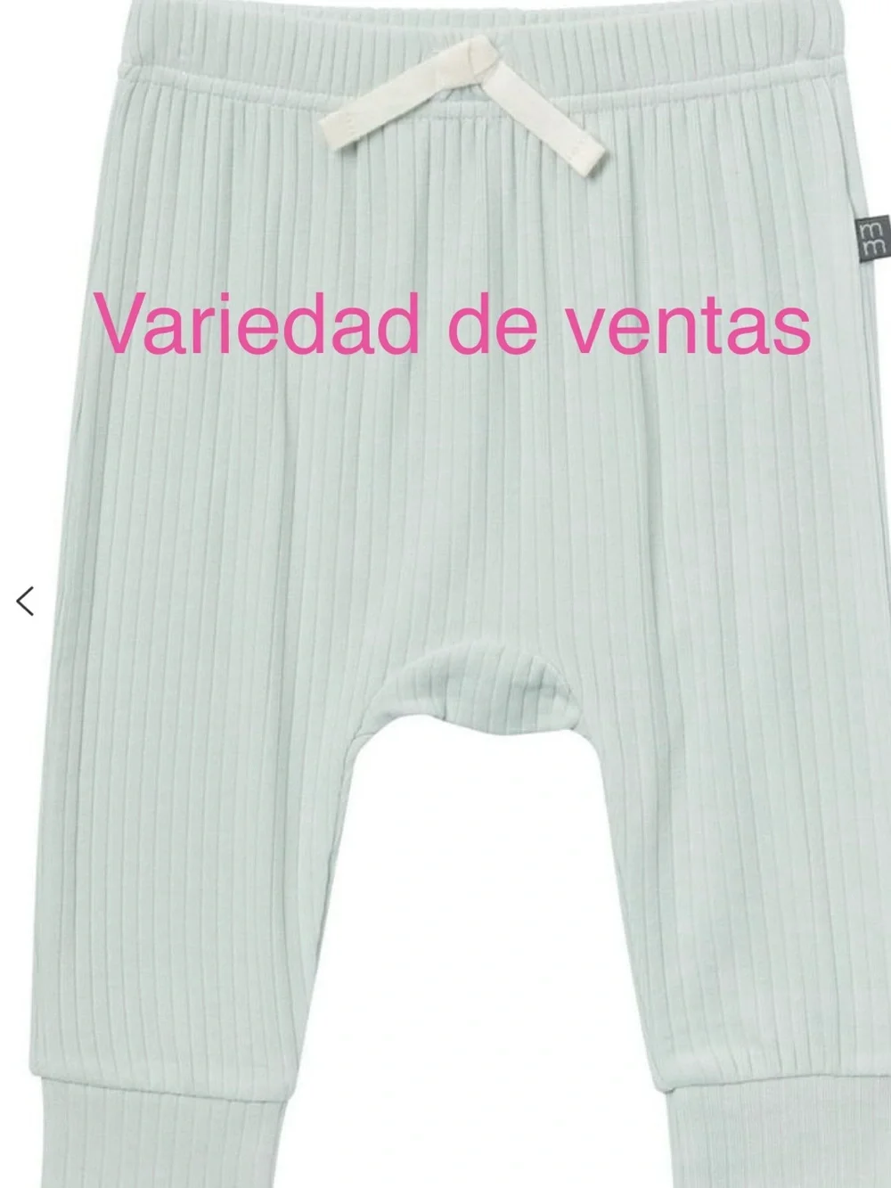 Kids Cotton Jogger Pants - Sage Green